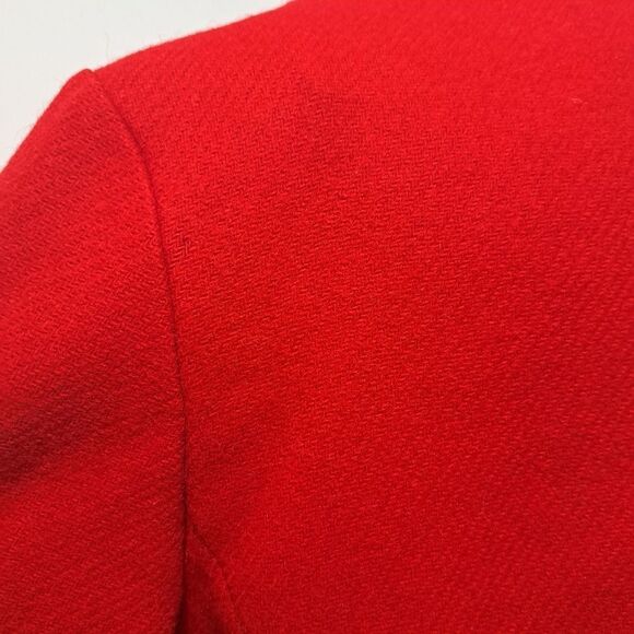 Vintage Pendleton Virgin Wool Cropped Jacket Red Size 14 - Picture 13 of 16